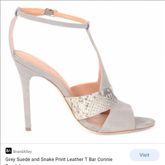 Halston Heritage stiletto sandals. Size 8 - Picture 2 of 5